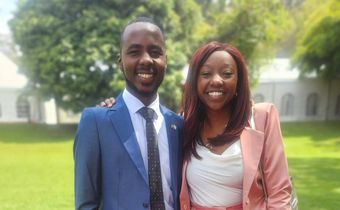 Charlene Ruto with Nathan Kiplangat at State House