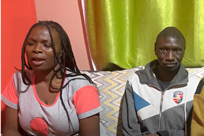 Kenyan singer Stevo Simple Boy and his wife Grace Atieno