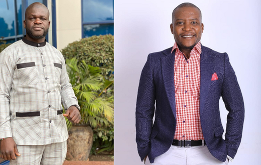 Billy Miya and Emmanuel Mwashumbe