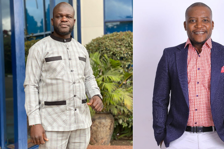 Billy Miya and Emmanuel Mwashumbe