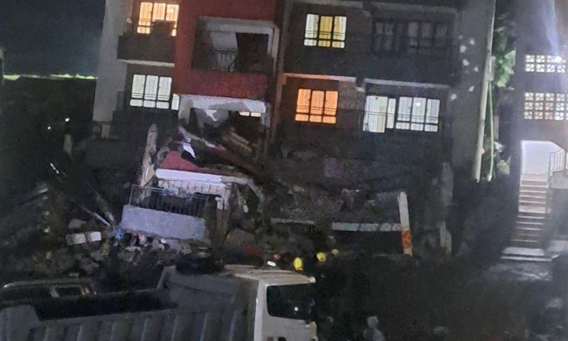 A five-storey building known as Espsom Apartments located along Naivasha Road in Uthiru has tragically collapsed.