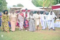Gladys Shollei during her son Kim Kogos and his wife Joy Cheptile's wedding on July 29, 2023