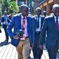 File image of Foreign Affairs Principal Secretary Korir Sing'oei with President William Ruto