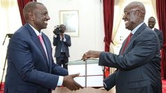 President Ruto receives the report of the tribunal appointed to consider the petition for removal from office of four IEBC commissioners.