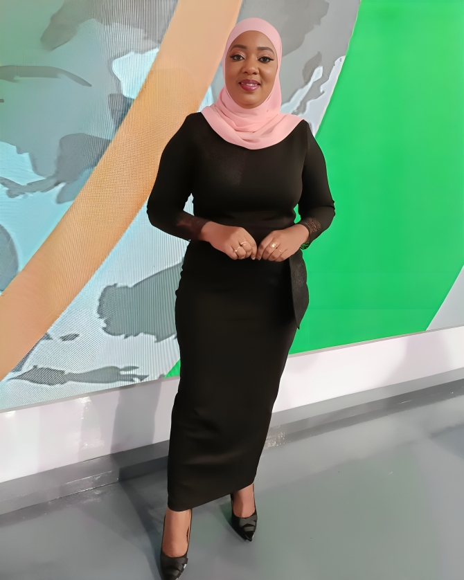 Citizen TV Swahili news presenter Mwanahamisi Hamadi