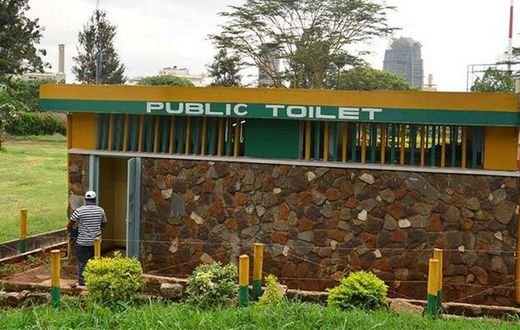 A public toilet in Nairobi