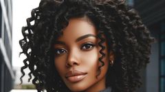DALL·E 2024-05-08 135044 - Image of an African woman with Twist Out hairstyle