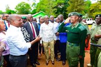 Interior CS Kithure Kindiki promoted a junior warder from Mwea Prison on May 8, 2023