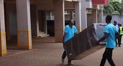 Over 200 residents vacated the apartment in Kiambu county after the building started sinking