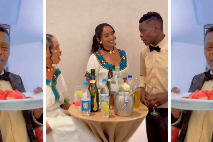 Secret behind raw meat Jose Chameleone tried at Ethiopian wedding/Instagram