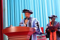 Embakasi East MP Babu Owino receives Honorary Doctorate Degree in Political Leadership