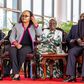 Deputy President Rigathi Gachagua with Kirinyaga Governor Anne Waiguru at State House, Nairobi on March 11, 2024