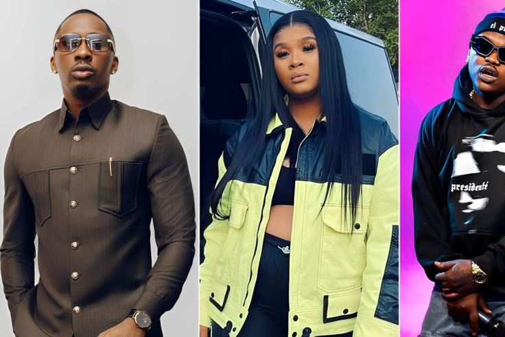 From left: Juma Jux, Lady Du and Focalistic