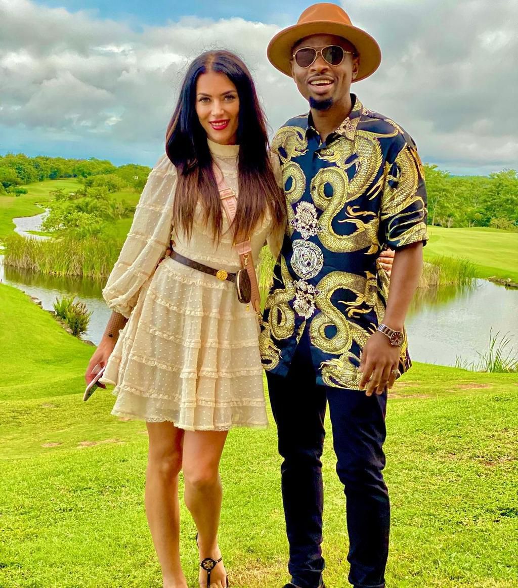 Maya Mia (left) and Ommy Dimpoz (right). [Instagram]