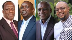From left: Wycliffe Oparanya, Oscar Sudi, Bonny Khalwale and Muigai Wa Njoroge