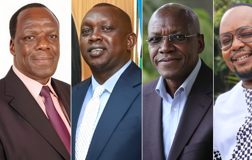 From left: Wycliffe Oparanya, Oscar Sudi, Bonny Khalwale and Muigai Wa Njoroge