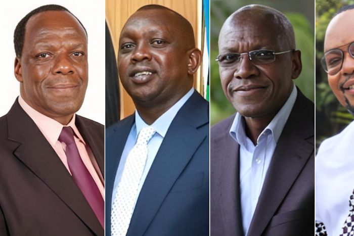 From left: Wycliffe Oparanya, Oscar Sudi, Bonny Khalwale and Muigai Wa Njoroge