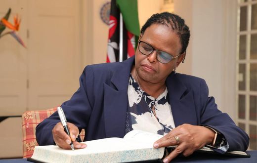 Chief Justice Martha Koome paid a special courtesy call on the British High Commission on September 15, 2022