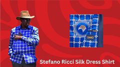 President William Ruto wearing a Stefano Ricci silk shirt