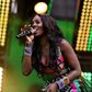 Tiwa Savage performs onstage at the Budweiser Made in America Festival. Credits: Zachary Mazur/FilmMagic