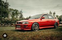 A Subaru WRX STI