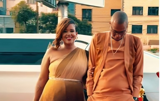 Kamene Goro and her husband, DJ Bonez