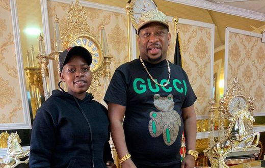 Mike Sonko and Spider Clan at his office