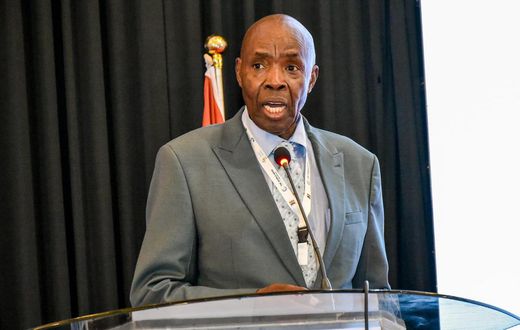CS Ezekiel Machogu speaks during a past function