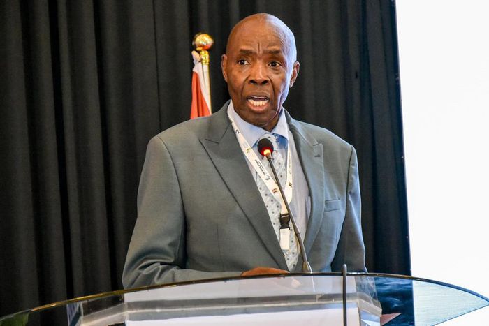 CS Ezekiel Machogu speaks during a past function