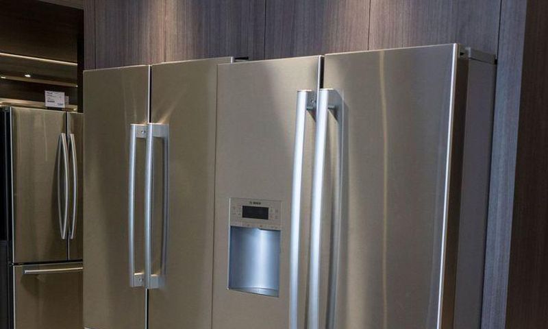 A modern fridge