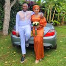 Jalang'o and wife Amina Chao