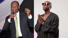 MCSK CEO Ezekiel Mutua and Sauti Sol's Bien