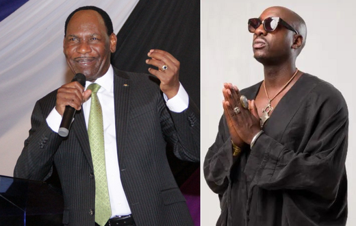 MCSK CEO Ezekiel Mutua and Sauti Sol's Bien