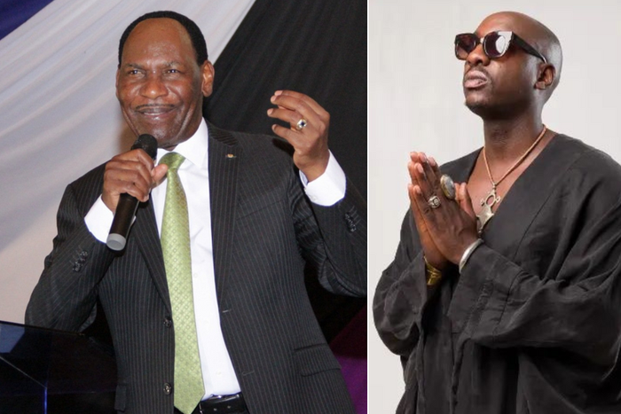 MCSK CEO Ezekiel Mutua and Sauti Sol's Bien