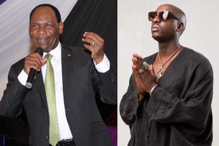MCSK CEO Ezekiel Mutua and Sauti Sol's Bien