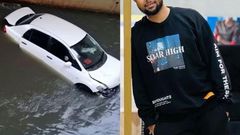 Ex-KTN star Jamal Gaddafi narrowly escapes death as his car is swept by floods in Westlands