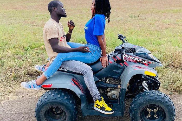 Comedian David Oyando aka Mulamwah and Sonie