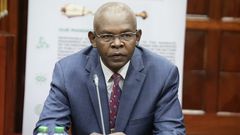 CBK Governor Kamau Thugge during a past media interview