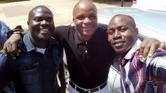 Jalango's employees Eli Omundu Khumunndu and Morrison Litiema