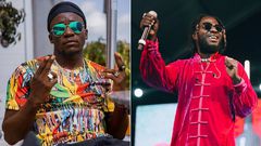 A collage of Scar Mkadinali and Nviiri the Story Teller