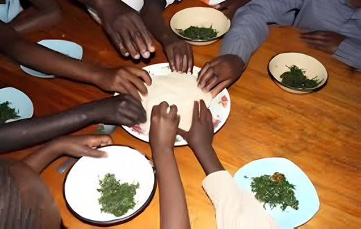 Ugali meal