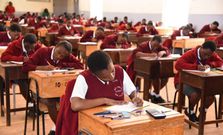 Learners writing KCSE exams