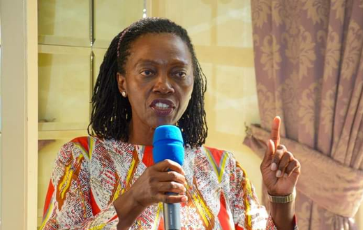 Martha Karua who was Azimio leader Raila Odinga's running mate in the August 2022 presidential elections