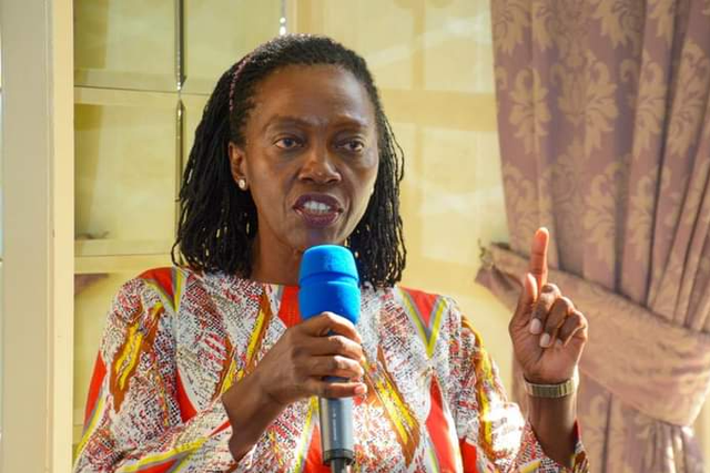 Martha Karua who was Azimio leader Raila Odinga's running mate in the August 2022 presidential elections