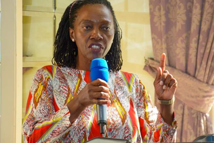 Martha Karua who was Azimio leader Raila Odinga's running mate in the August 2022 presidential elections