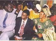 A rare photo of CS George Magoha and wife Dr Barbara Odudu Essien Magoha