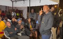 Mike wako, Sandra Dacha and other comedians who were present at Ochonjo's fundraising on Thursday 25