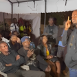 Mike wako, Sandra Dacha and other comedians who were present at Ochonjo's fundraising on Thursday 25