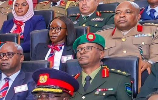 June Ruto at the National Defence College.