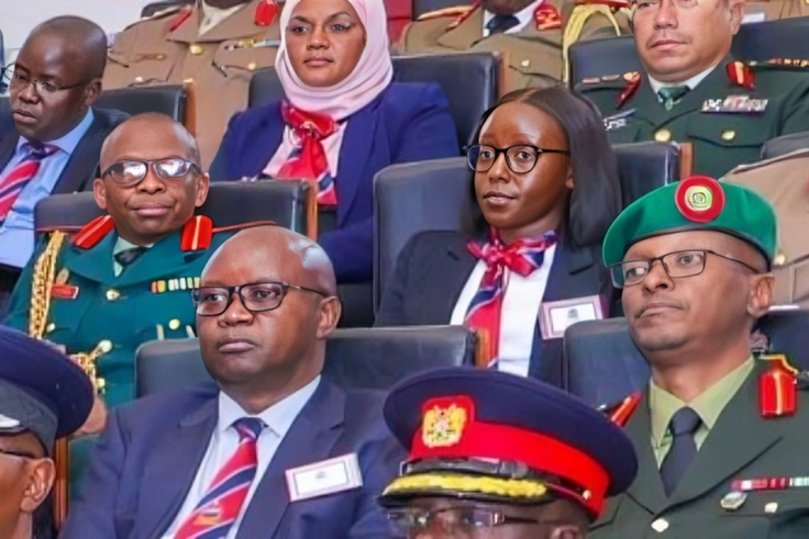 June Ruto at the National Defence College.